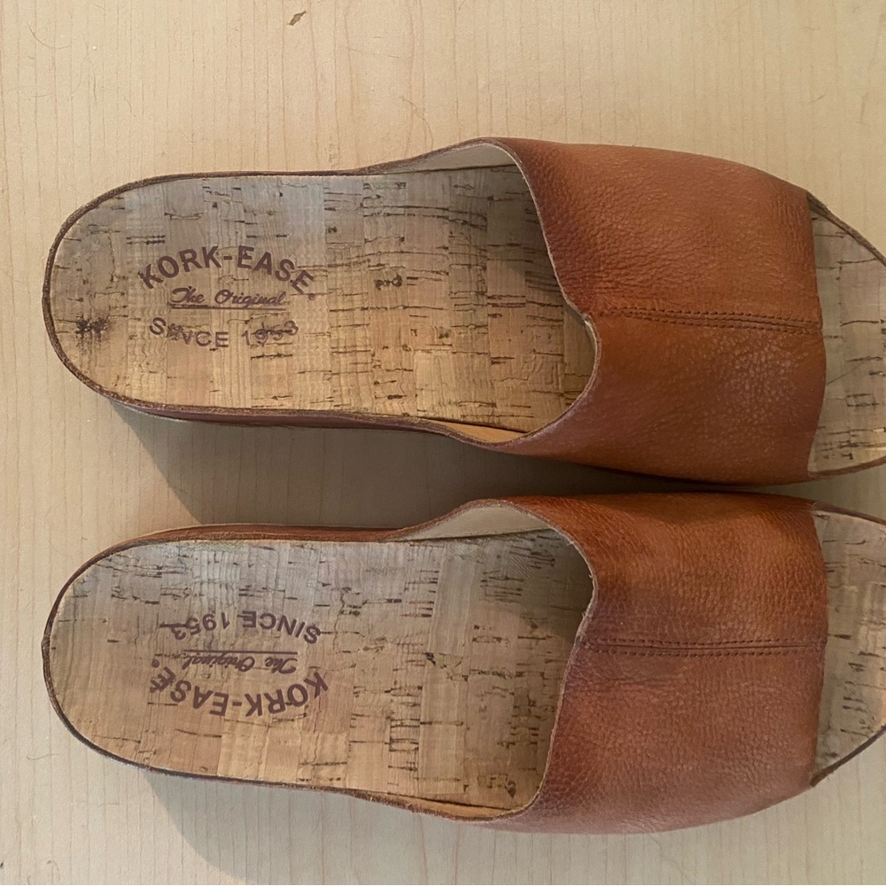 Kork-Ease Tutsi Leather Slide Sandals size 10 - Picture 3 of 8